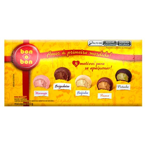 Bombom Arcor Bon o Bon Sortido 165g-2-